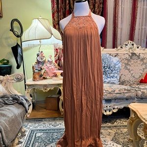 Forever 21 backless boho maxi dress..